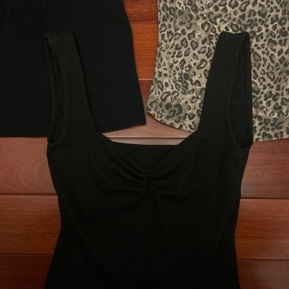Black & Leopard Cami and Tank Top bundle - Picture 3 of 7